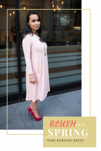 nursing spring dress for breastfeeding